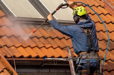 Démoussage et hydrofuge de toiture à Marciac